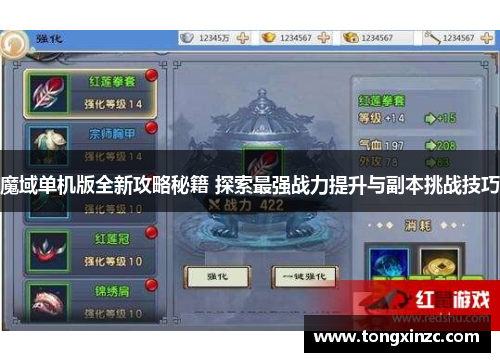 魔域单机版全新攻略秘籍 探索最强战力提升与副本挑战技巧